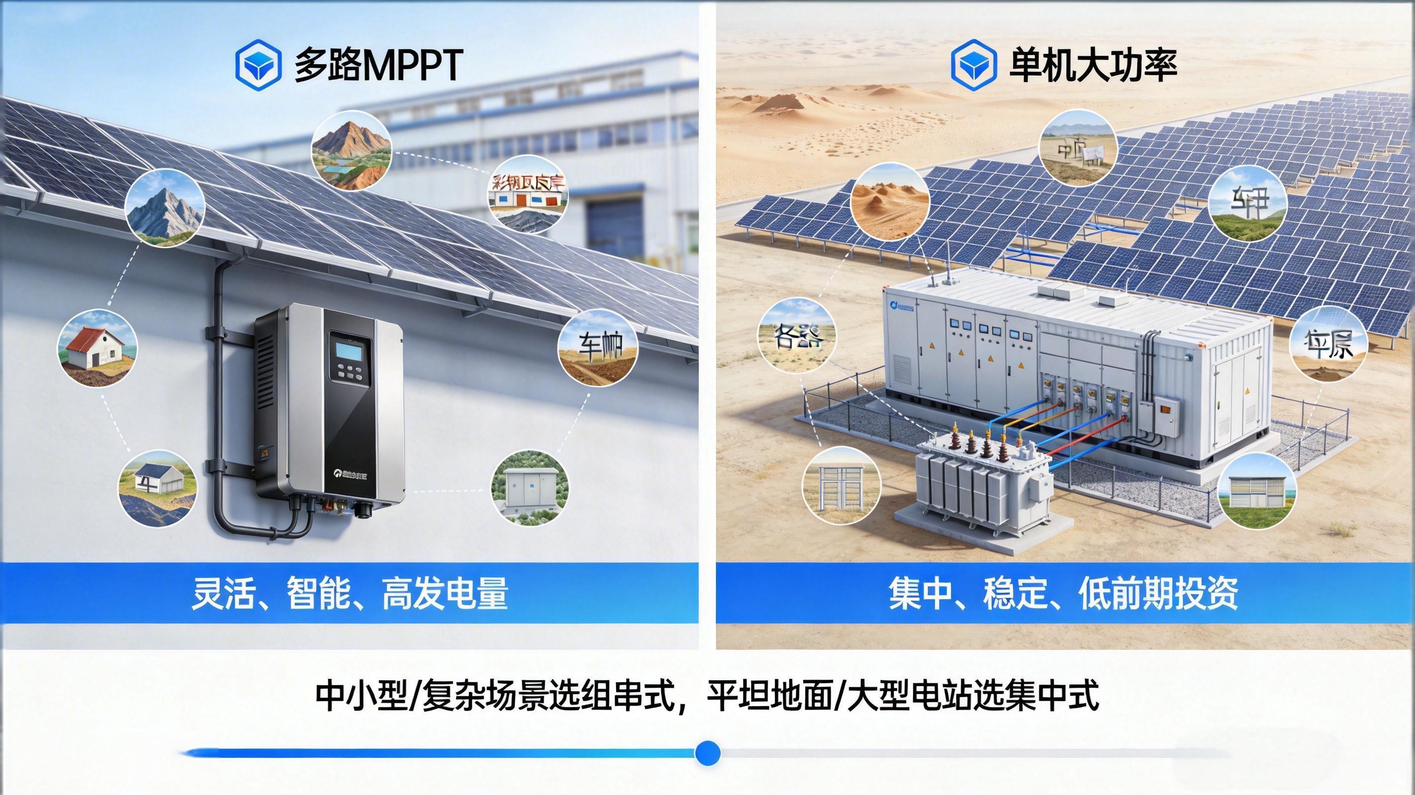 光伏逆變器選型對比：組串式與集中式的全面解析