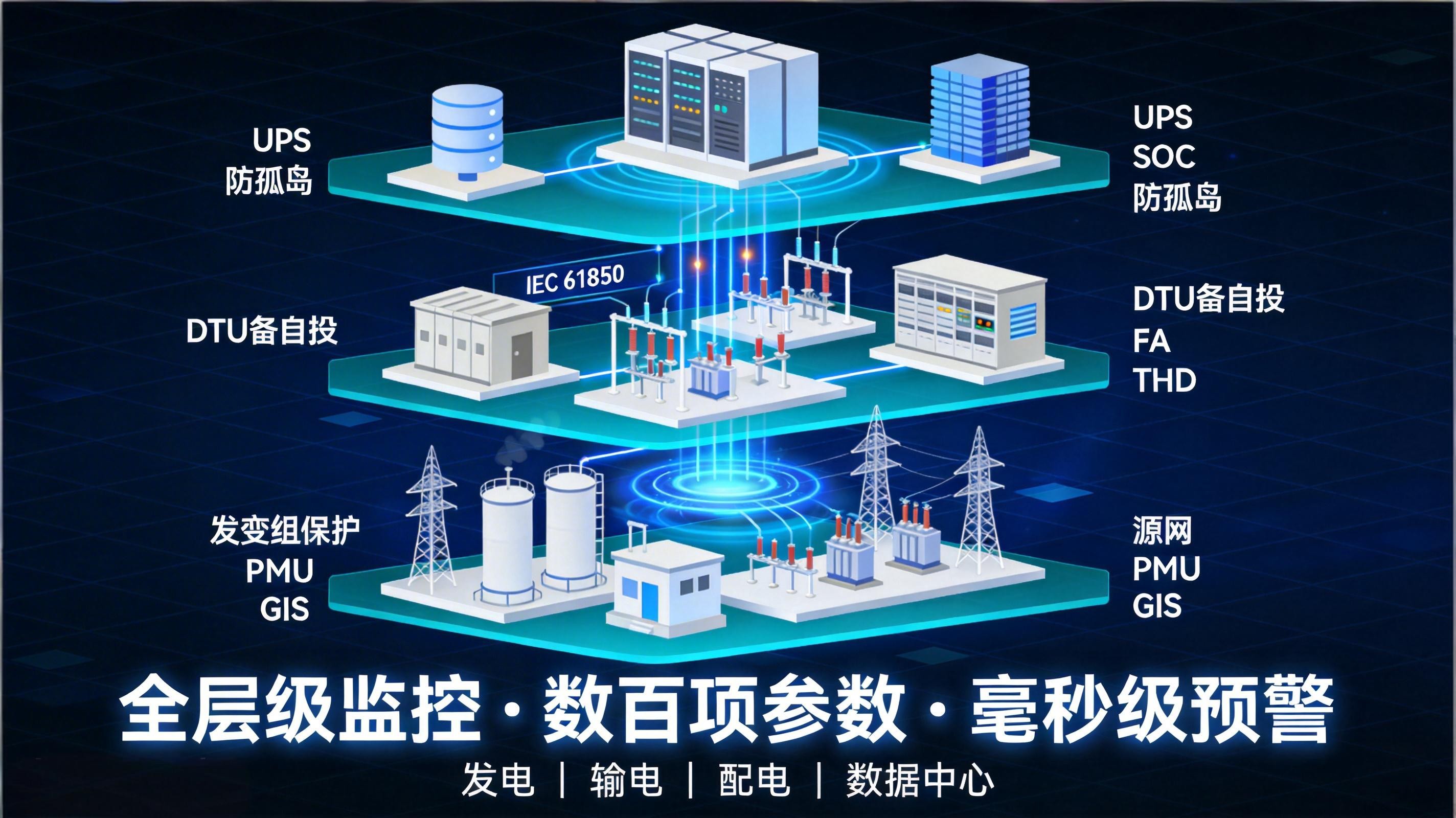 電力監控系統全維度解析：從發電到末端的深度監控指南